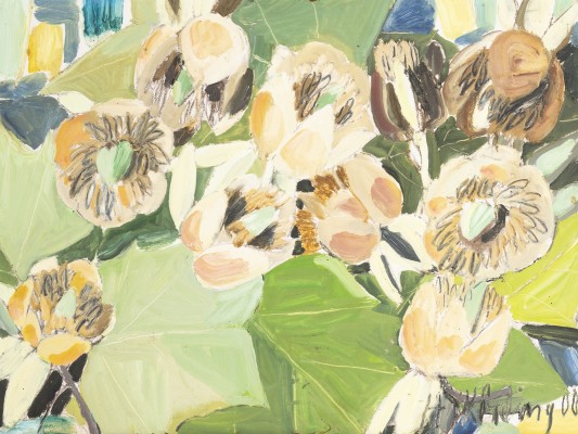 Bild 'BLÜHEN UND VERGEHEN AM BEISPIEL DES GROSSEN TULPENBAUMES (1)' (2000)