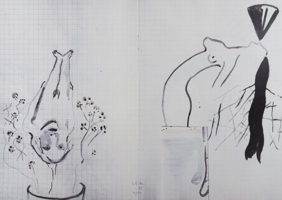 Bild OHNE TITEL (BLUMENTOPF) (1985)