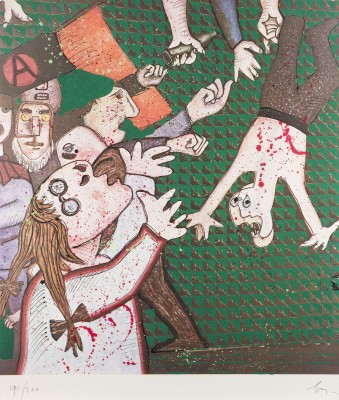 Bild 'DIE BEERDIGUNG DES ANARCHISTEN PINELLI' (1972)