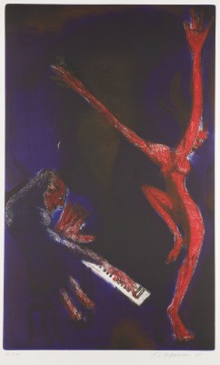 Bild 'ED MOBUTU (TÄNZERIN UND KLAVIERSPIELER' (1988)