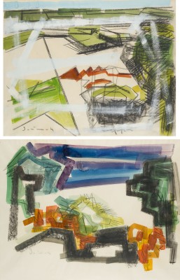 Auction 149<br>ZWEI ABSTRAKTE KOMPOSITIONEN