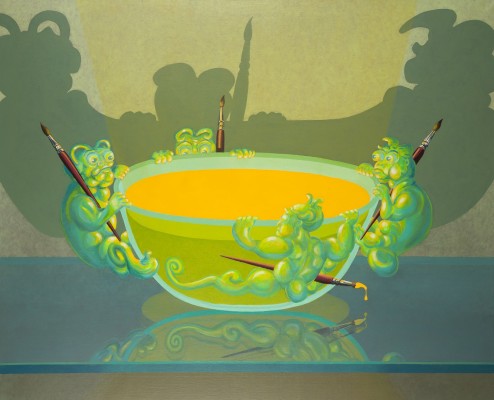Picture 'DIE ENTDECKUNG VON GOLDORANGE IN JADE-MING' (2000)