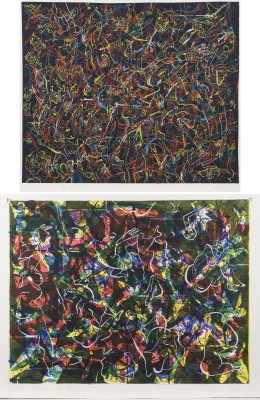 Auktion 149<br>2 GRAFIKEN: 'NOCTURNO IN FARBEN' (1991/93) UND '9H - NACHTTANZ' (1992)