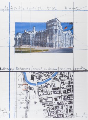 Picture 'WRAPPED REICHSTAG, PROJECT FOR BERLIN' (1992)