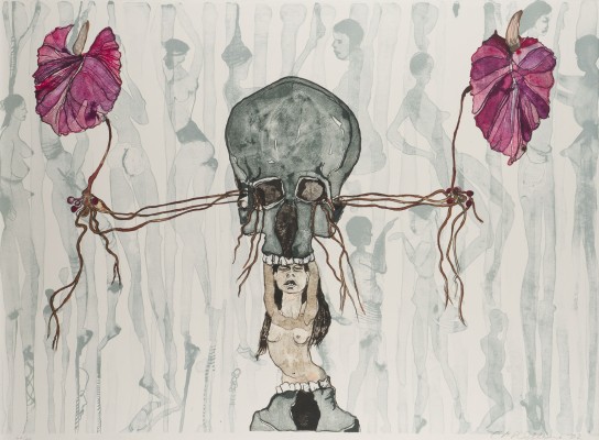 Bild 'MUTATION MIT TOTENKOPF' (2002)