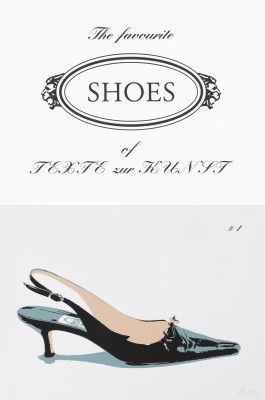 Auktion 149<br>THE FAVOURITE SHOES OF TEXTE ZUR KUNST (2002)
