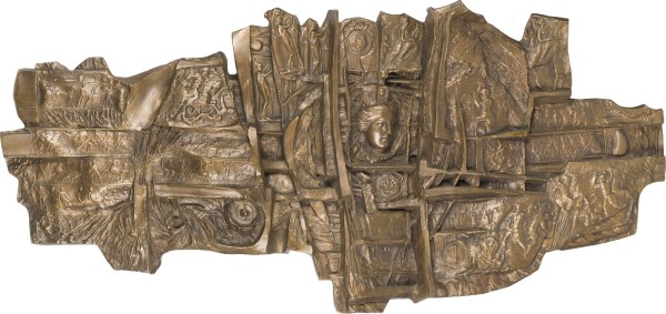 Bild GROSSES BRONZERELIEF MIT ANTIKISIERENDEN SZENEN (1971)