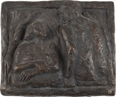 Bild BRONZE-RELIEF EINES PAARES
