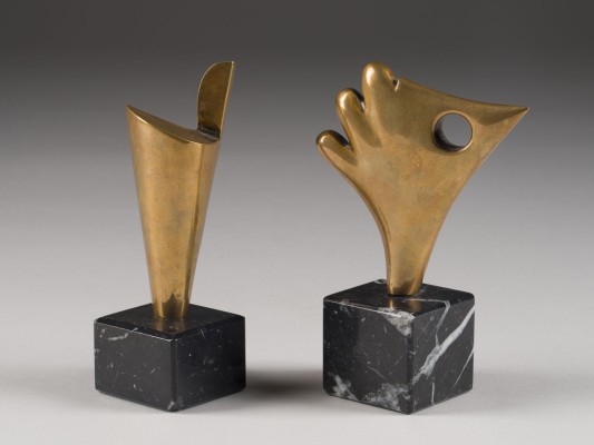 Bild PAAR ABSTRAKTE KLEINBRONZEN (1990)