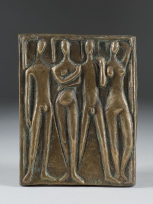Picture BRONZERELIEF MIT FIGUREN
