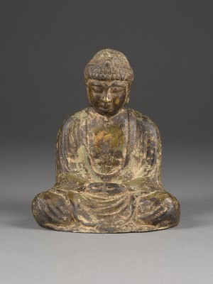 Bild EIN SITZENDER AMIDA BUDDHA AUS BRONZE
