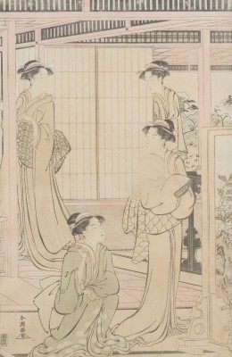 Bild KATSUKAWA SHUNCHO, FRAUEN IN EINEM ZIMMER