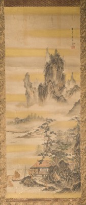 Auktion 148<br>KANO TANSHIN MORIMICHI, EIN LANDSCHAFTSGEMÄLDE