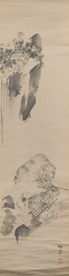 Auktion 148<br>DREI KAKEMONO (HÄNGEROLLE)