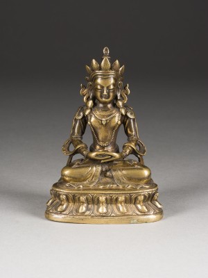 Auction 148<br>EINE BRONZE-FIGUR VON AMITAYUS