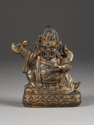 Bild EINE FIGUR VON MAHAKALA AUS BRONZE