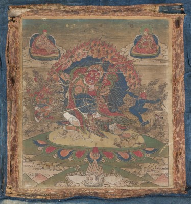 Bild EIN THANGKA MIT DER DARSTELLUNG VON RAKTA YAMARI