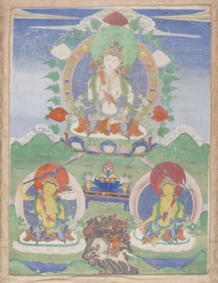 Bild EIN THANGKA MIT DER DARSTELLUNG VON VAJRASATTVA