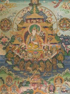 Bild EIN THANGKA MIT DER DARSTELLUNG VON PADMASAMBHAVA