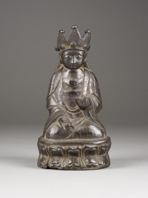 Auktion 148<br>EINE BRONZEFIGUR VON KSITIGARBHA