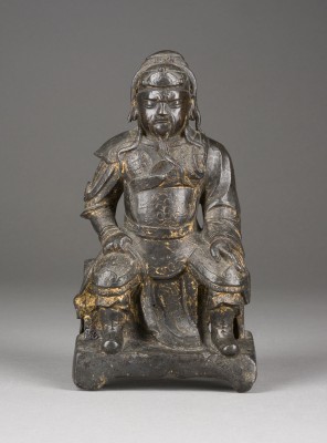 Auction 148<br>EINE FIGUR VON GUANDI AUS BRONZE