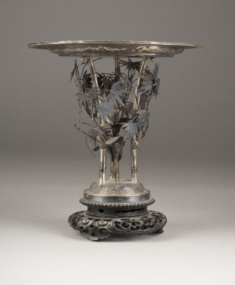 Bild EINE CHINESISCHE EXPORT-TAZZA AUS SILBER