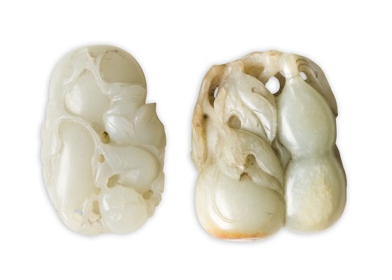 Picture ZWEI CHINESISCHE JADE-SCHNITZEREIEN