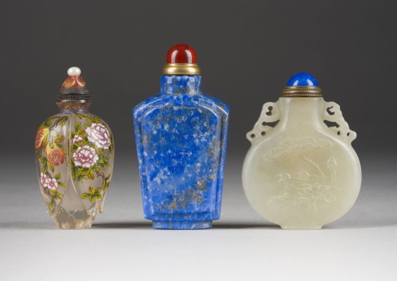 Picture DREI VERSCHIEDENE SNUFFBOTTLE