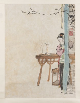 Auktion 148<br>CHENG SHIFA (MIT UNTERSCHRIFT VON), EINE DAME
