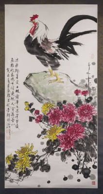Auktion 148<br>ZHANG HAIFENG (9.1943-), EIN HAHN