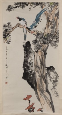 Picture WANG XUETAO (MIT SIGNATUR VON), VÖGEL AUF ZWEIG