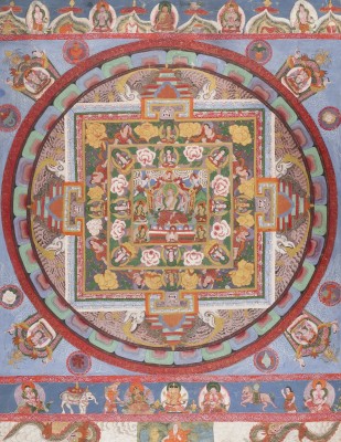 Bild EIN MANDALA-THANGKA