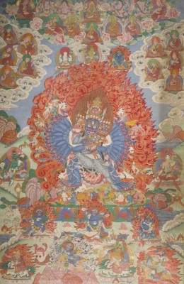 Bild EIN THANGKA MIT DER DARSTELLUNG VON VAJRABHAIRAVA