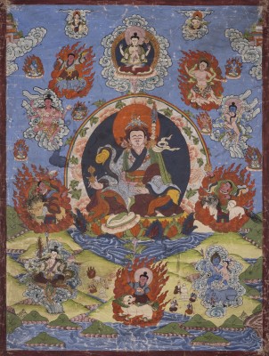 Bild EIN THANGKA MIT DER DARSTELLUNG VON PADMASAMBHAVA