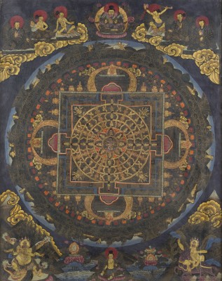 Bild EIN MANDALA-THANGKA