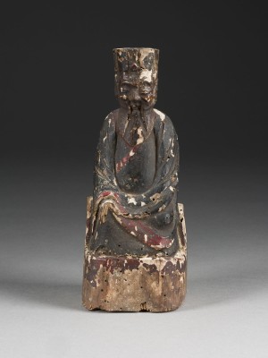 Bild EINE LACKIERTE FIGUR DES TUDIGONG AUS HOLZ