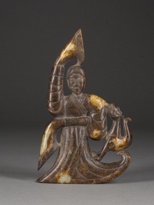 Picture EINE ARCHAISCHE JADE-TAFEL EINER TÄNZERIN