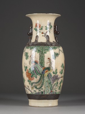 Bild EINE FAMILLE VERTE-VASE IM GE-STIL