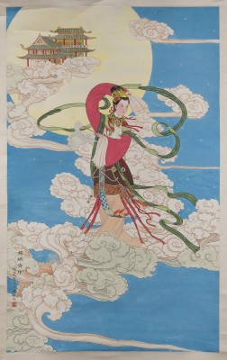 Auktion 148<br>HUANG CHAOCAI, CHANG'E FLIEGT ZUM MOND