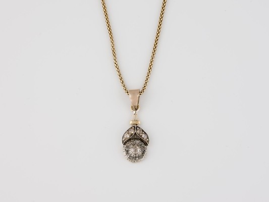 Bild ANTIKES BLUMEN COLLIER