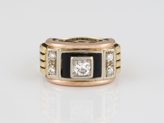 Picture BRILLANT ONYX RING