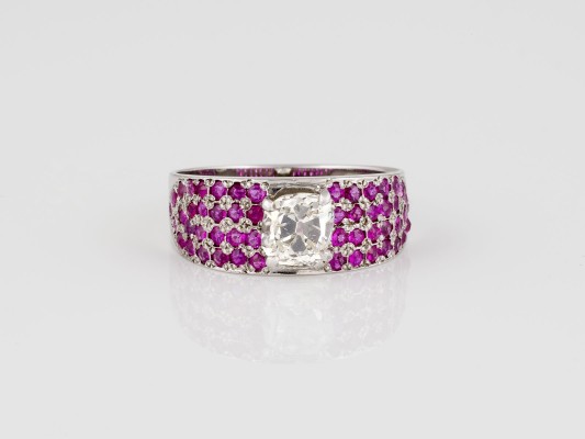 Picture DIAMANT SAPHIR RING