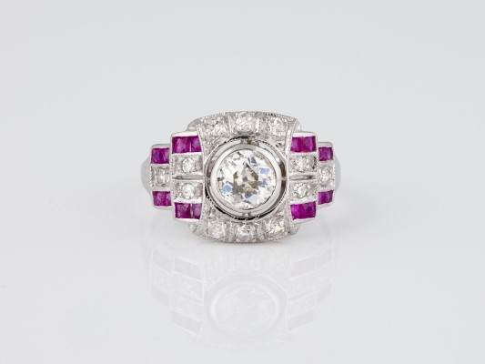 Picture ART-DECO DIAMANT RING