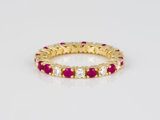 Picture BRILLANT-RUBIN MEMOIRE RING