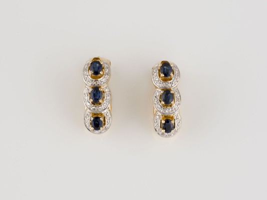 Bild SAPHIR-OHRSCHMUCK