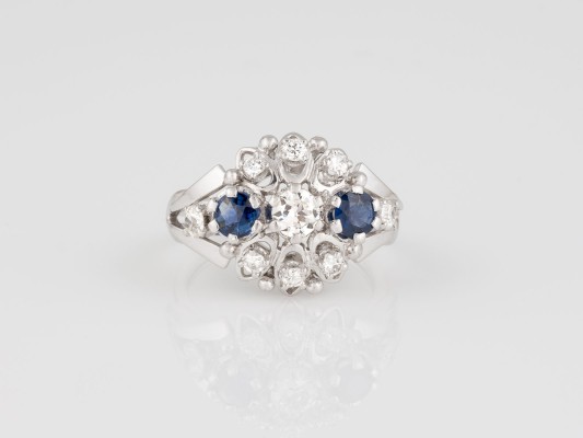 Picture DIAMANT SAPHIR RING