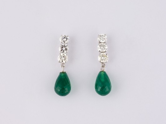 Picture CHALCEDON OHRSCHMUCK