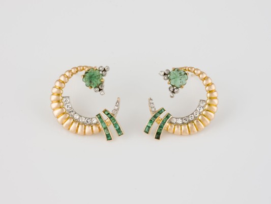 Picture SMARAGD OHRSCHMUCK
