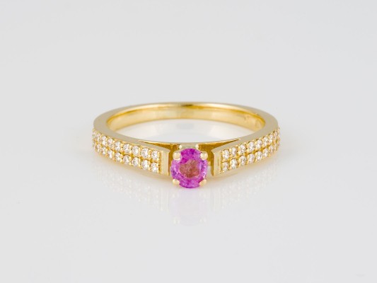 Picture SAPHIR-BRILLANT RING
