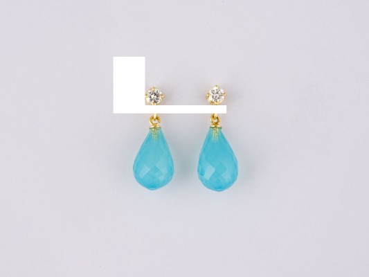 Picture CHALCEDON OHRSCHMUCK